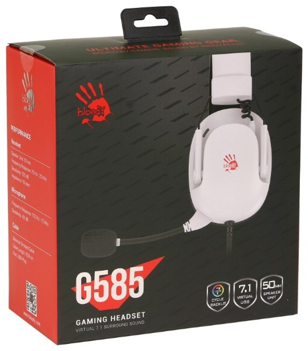 Наушники A4Tech G565 белый