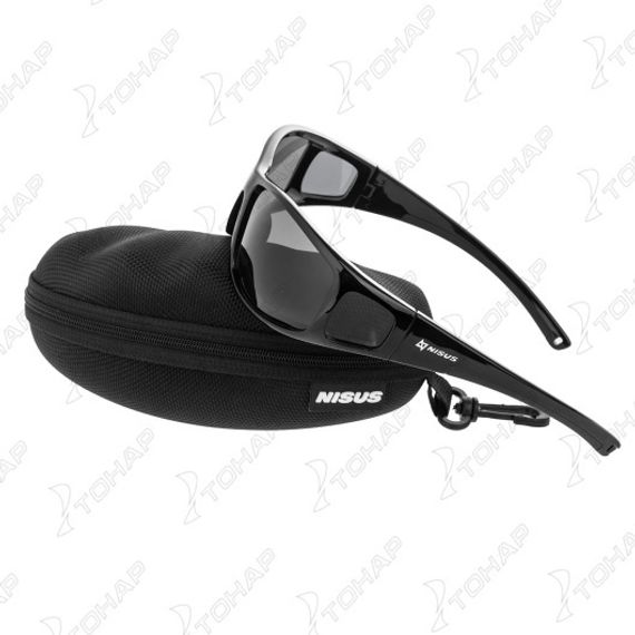 Очки поляризационные в жест.чехле (серый) (N-OP-LZ0007-G) Nisus