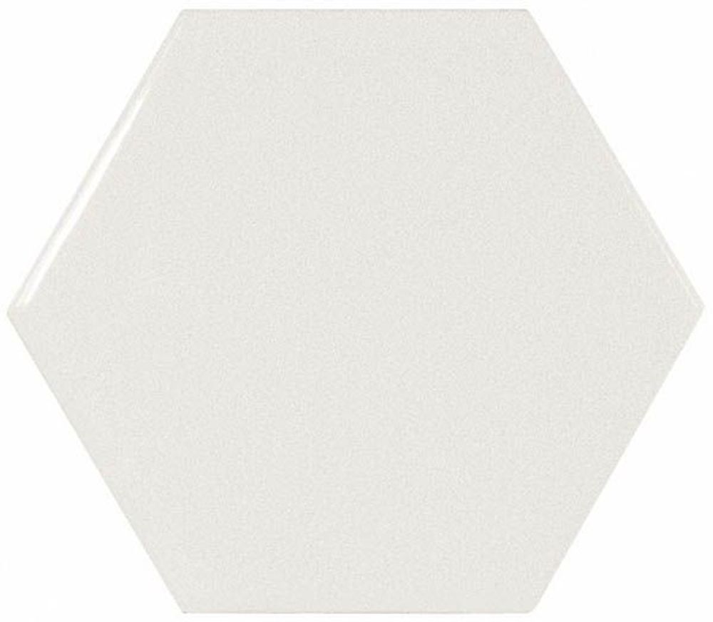 Настенная плитка SCALE HEXAGON WHITE (21911)
