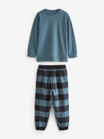 Пижама для мальчика Next K99-122, 3 шт., Хаки, Голубой, Коричневый