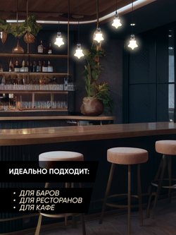 Подвесной винтажный лофт патрон E27 1м, Графитовый