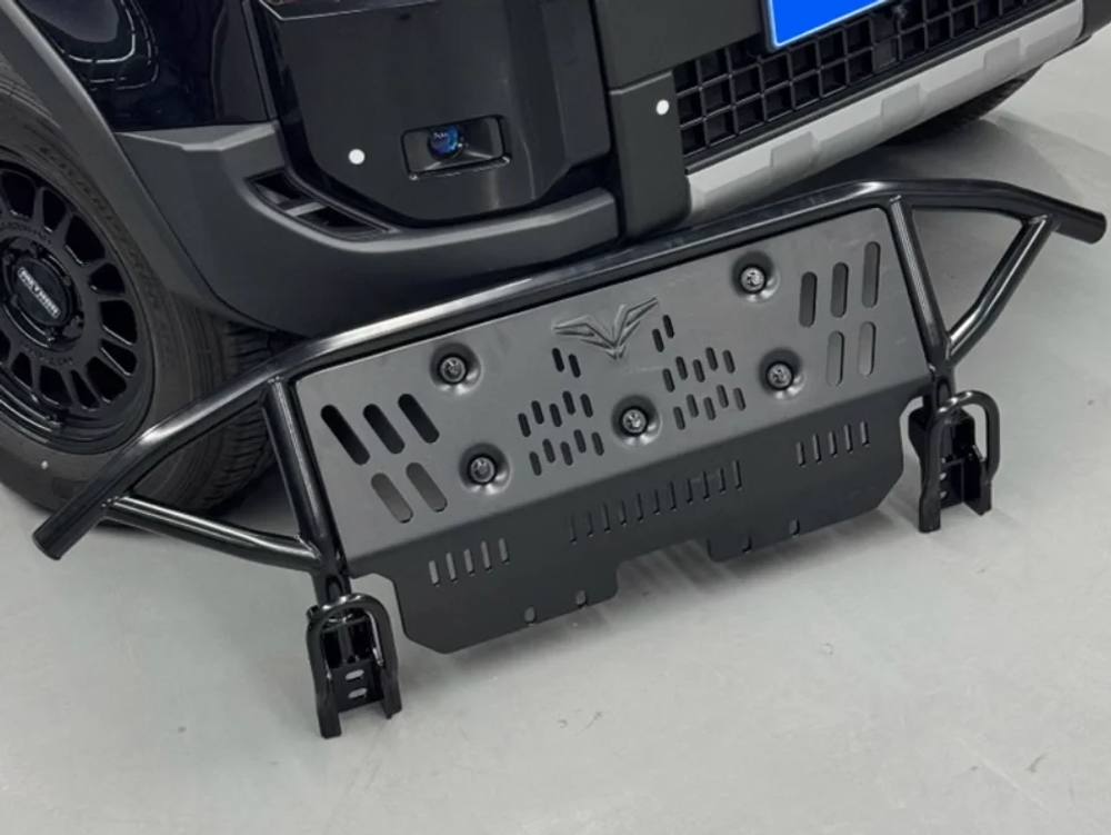 Защита картера с дугой переднего бампера для Toyota Land Cruiser Prado 250 LC250 Крузак Тойота Кенгурятник защита бампера