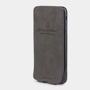 Чехол для iPhone XS Max из натуральной кожи теленка, цвета сирени