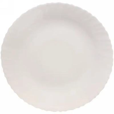 Тарелка «White magic» 27см стеклокерамика Волна