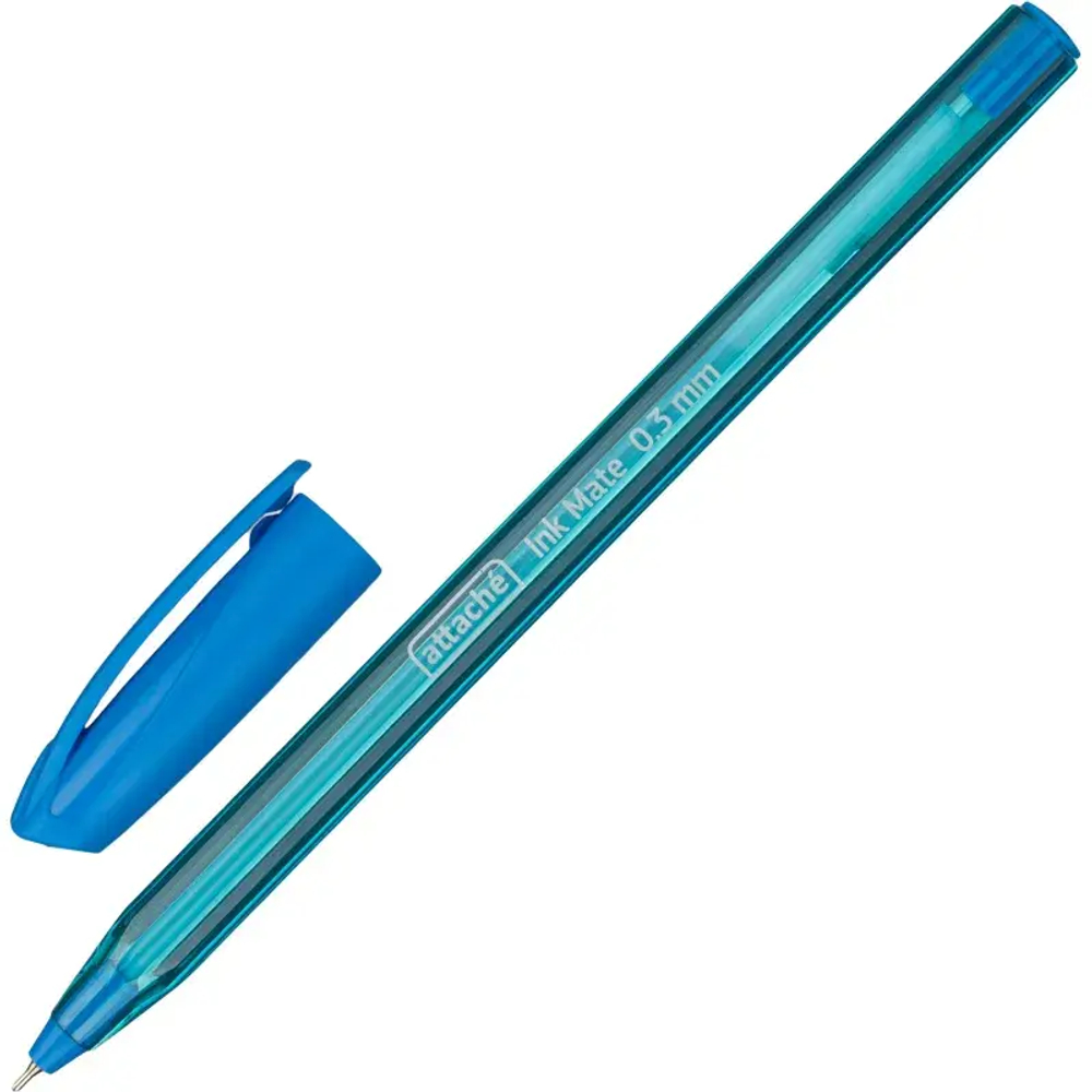 Ручка шариковая неавтомат. Attache Ink Mate ш0,5мм,лин0,3мм,син,масл