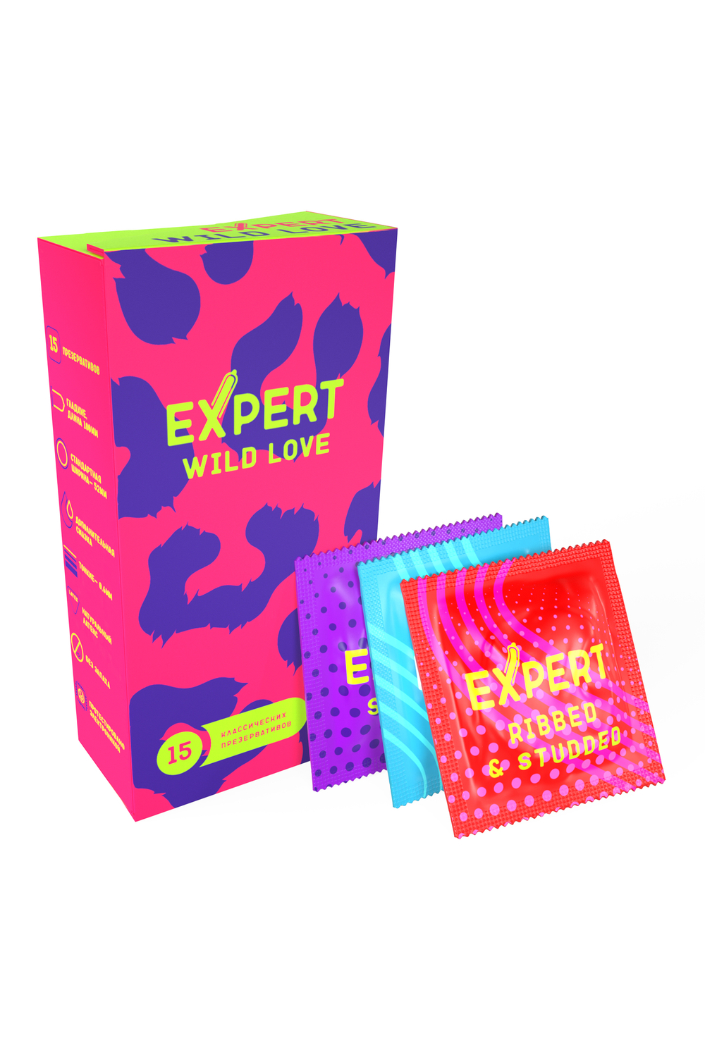 Презервативы Expert Wild Love микс №15