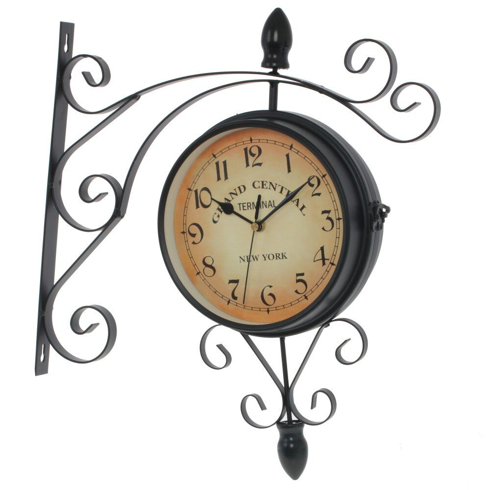 GAEM Часы настенные декоративные двусторонние, L36 W8,5 H43 см, (2xАА не прилаг.)