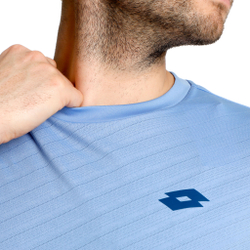 Мужское теннисное поло Lotto Tech 1 D1 T-Shirt Men - Light Blue, Blue