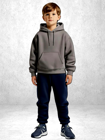 10048 Брюки детские с манжетами темно-синий (60-110/116)