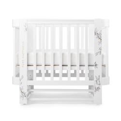 Кроватка-люлька Happy Baby Mommy Love by Akhmadullina, белый