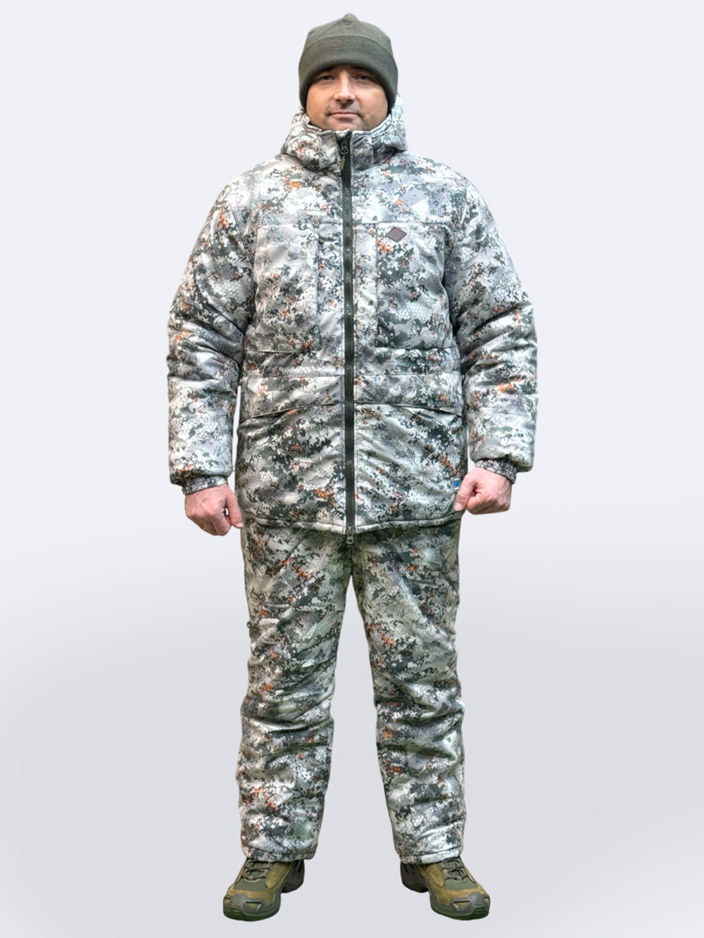 Зимний костюм Taygerr Егерь –45 °C, белый камуфляж, Алова