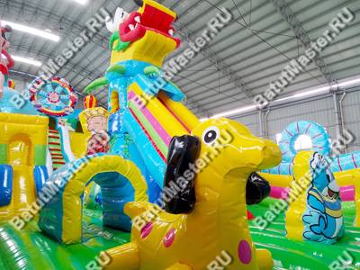 Коммерческий батут "Летняя прогулка", 17*7*7,5 м