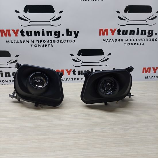 Противотуманные фары black для Mercedes E W210