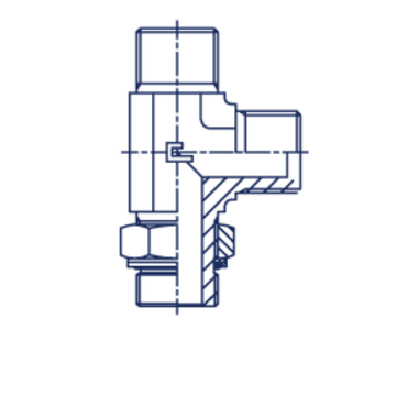 Штуцер FRGL BSP 1/4 - BSP 1/8