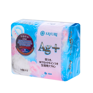 Прокладки Sayuri Argentum+, супер, 24 см, 9 шт