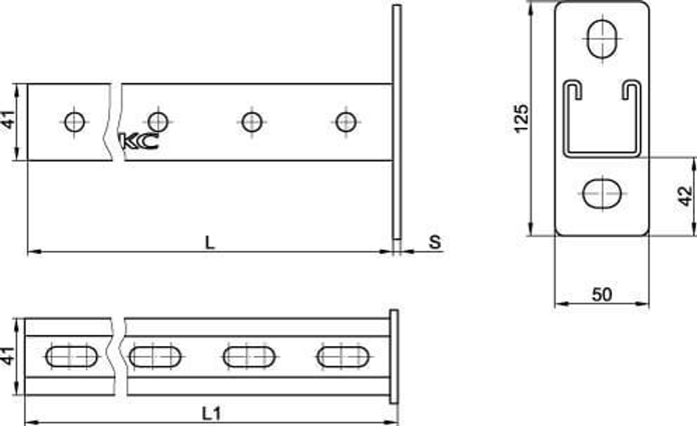 Кронштейн крепежный