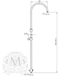 Душевая колонна Migliore Arco 19862 медь
