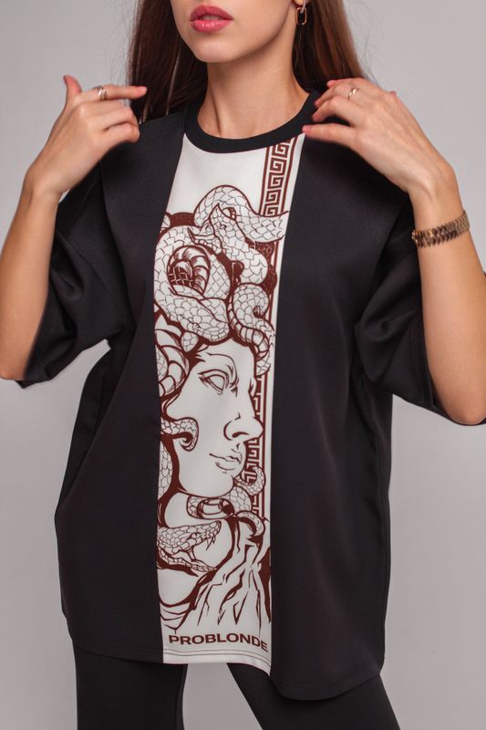 ФУТБОЛКА NUMERO 1 print Medusa