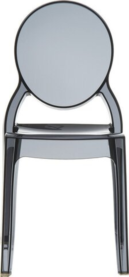 Стул прозрачный Siesta Contract Elizabeth, черный