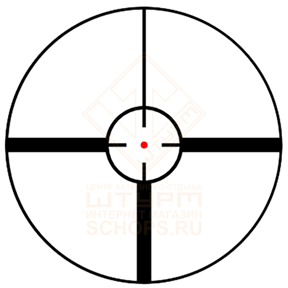 Прицел оптический Пилад 8х48, LD крест c кругом, подсветка