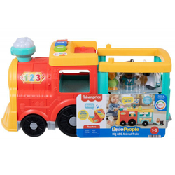 Fisher-Price Little People - обучающий поезд + 5 питомцев HHH93