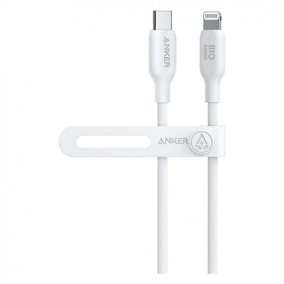 Кабель Anker 542 USB-C to Lightning BIO-BASED 0.9м (A80B1H21.WT) белый
