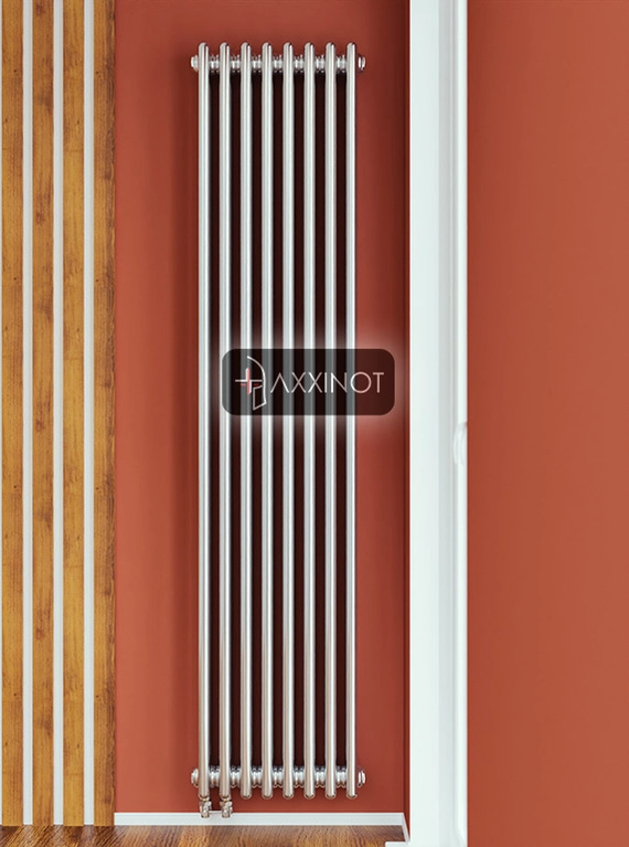 Axxinot Sentir Chrome 3180 - вертикальный трехтрубный трубчатый радиатор высотой 1800 мм, нижнее подключение