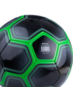Мяч футбольный Intro №5, черный/зеленый