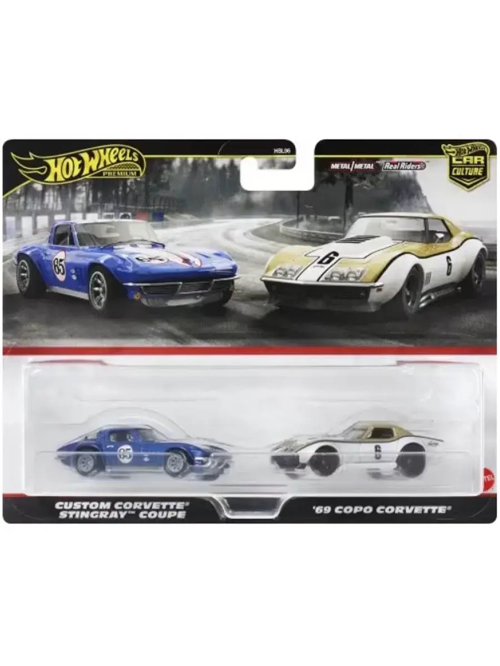 Набор Хот Вилс Премиум Car Culture Corvette HBL96 HRR80