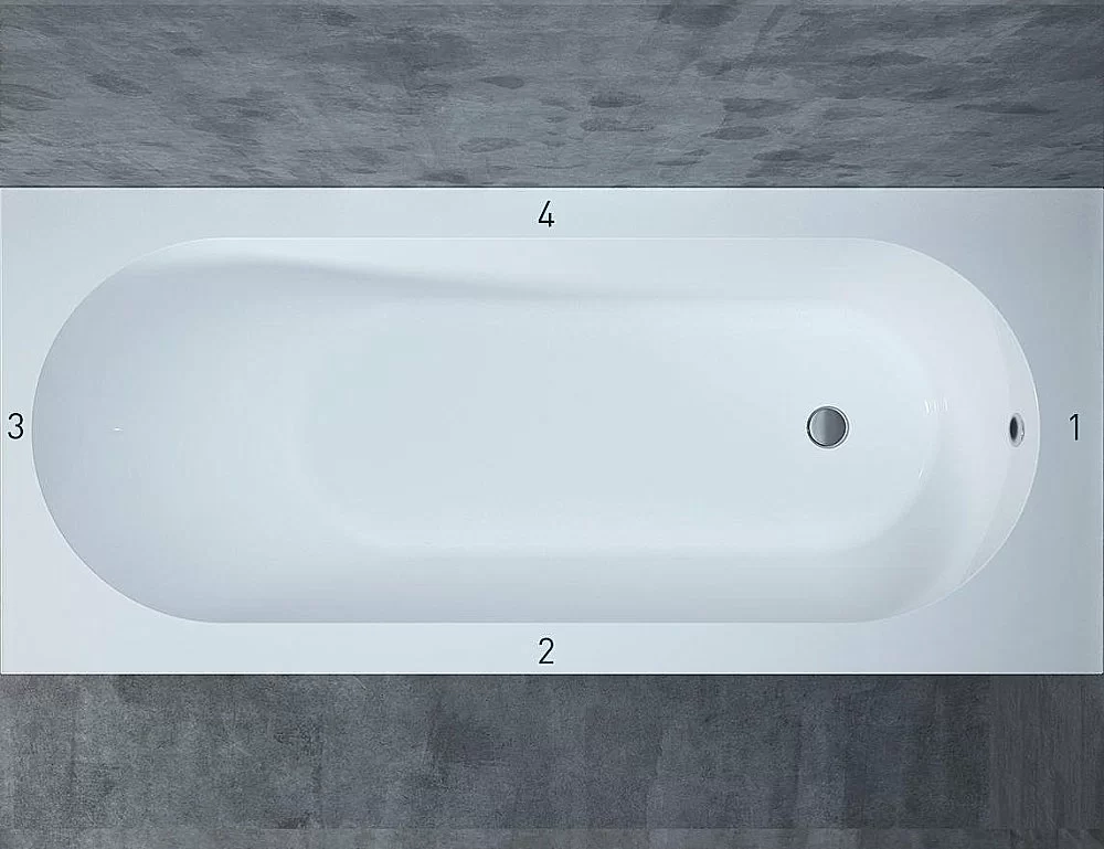 Ванна Salini ORNELLA S-Sense 180x80 102312M белая матовая