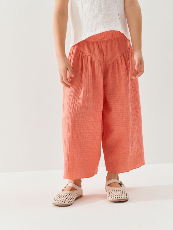 Брюки кюлоты муслиновые 