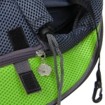 Сумка - переноска для животных через плечо «ЛЮБИМЫЙ БРО, цвет зеленый, 45*13см (Лейбл)