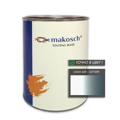 Автоэмаль makosch/LADA 423, Базовая эмаль, салатовый, перламутр, 800мл.