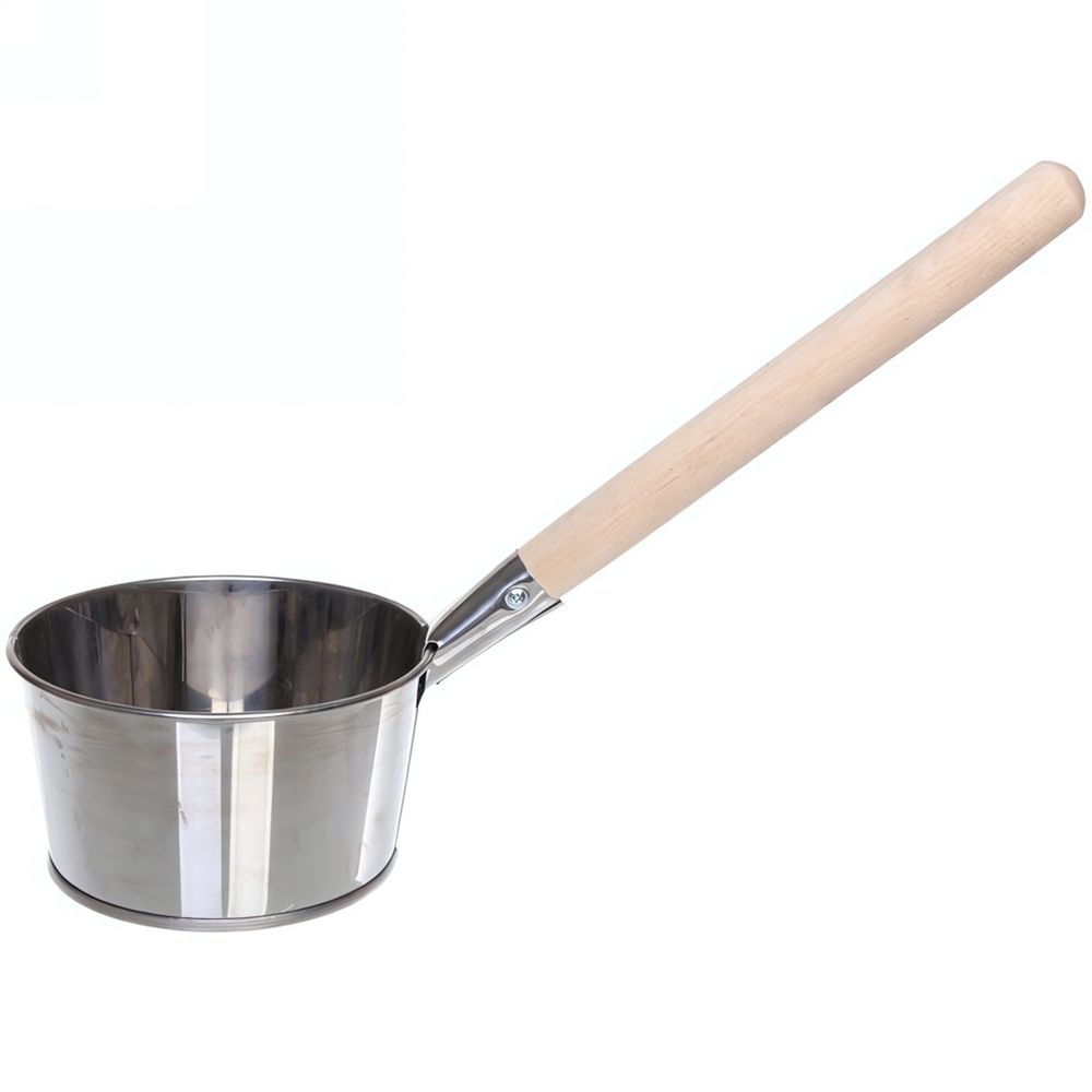 Ковш банный из коррозионностойкой стали «БАНЬКА» 1.5л