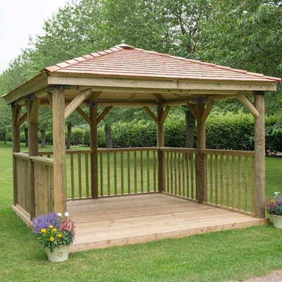 Беседка деревянная А19