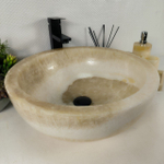 Раковина из оникса Bowl Yellow BO-64543 45*45*17 0200