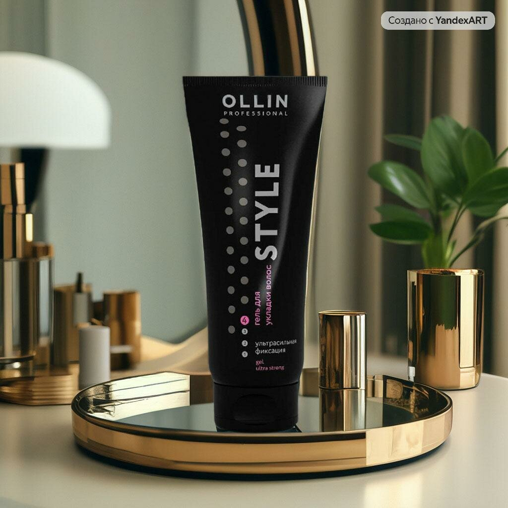 OLLIN STYLE Гель для укладки волос ультрасильной фиксации 200мл/ Gel Ultra Strong