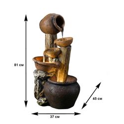 Waterfall Фонтан декоративный 'Горшечный Каскад'' с подсветкой