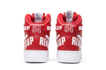 Кроссовки Supreme X Nike Air Force 1 World Famous Red