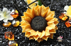 Силиконовая форма Подсолнух