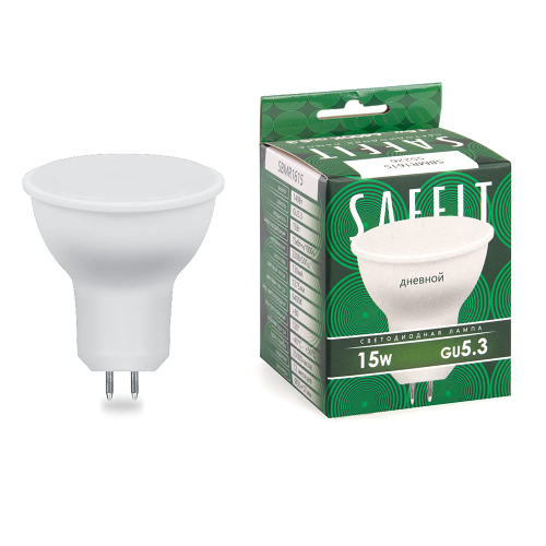 Лампа светодиодная LED SAFFIT SBMR1615 MR16 15W GU5.3 6400K 230v 1275Лм