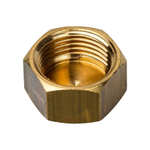 Заглушка с внутренней резьбой STOUT SFT 0026 - 3/8" (для стальных труб, латунь без покрытия)