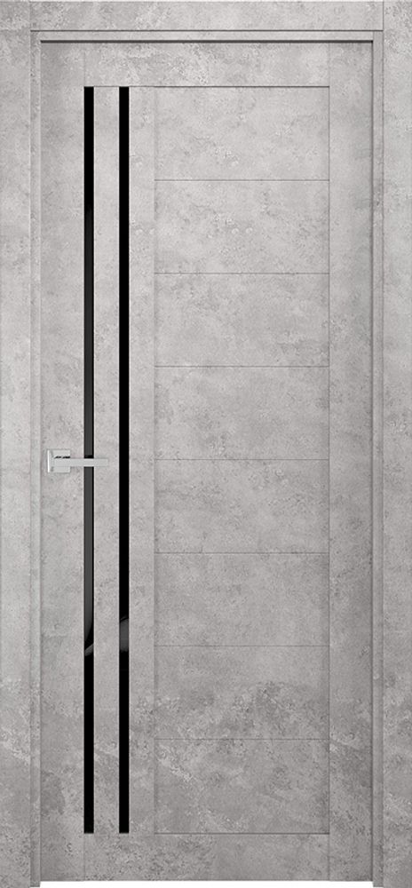FLAT M2 Белая эмаль черный молдинг