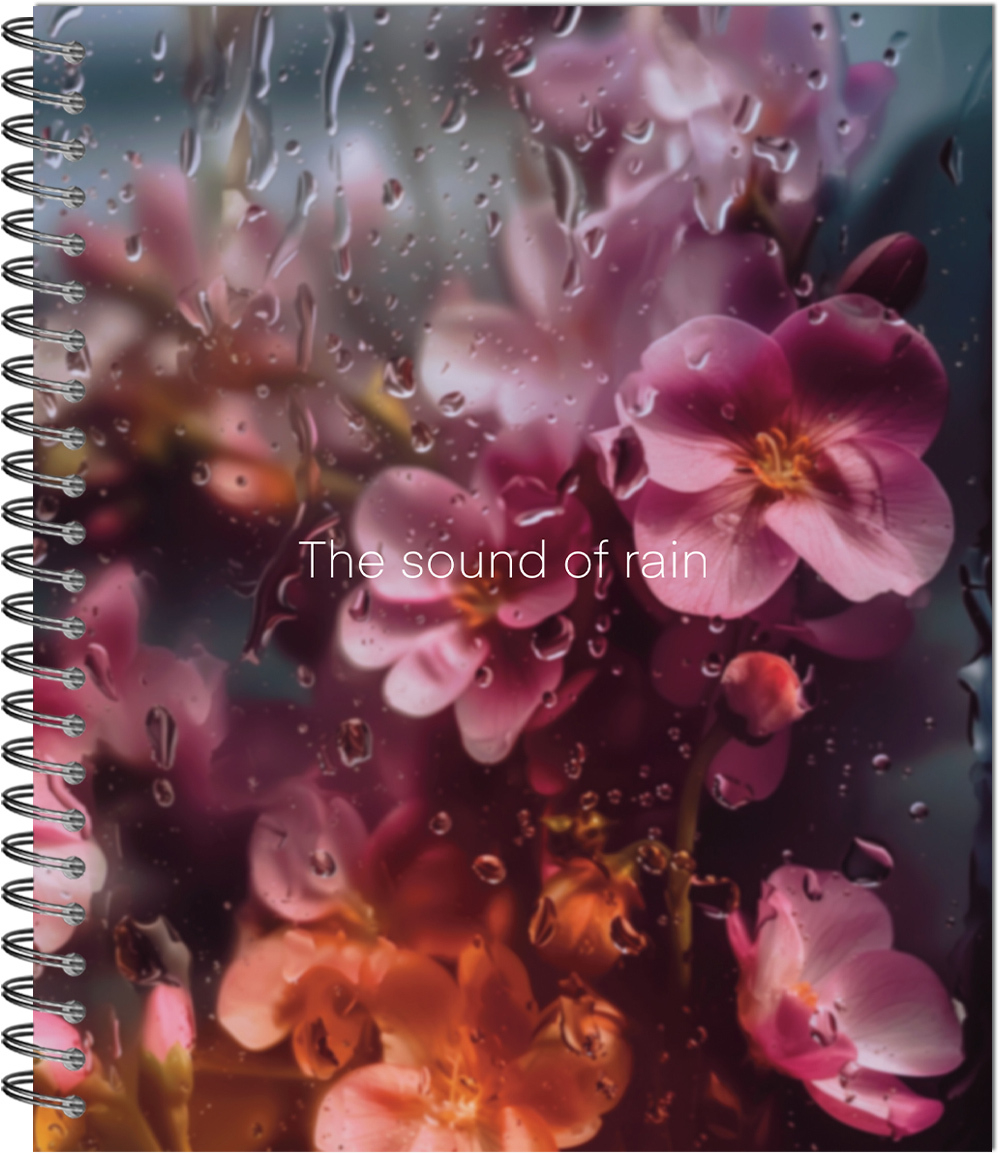 Тетрадь общая 48л.,  "Цветы за стеклом"