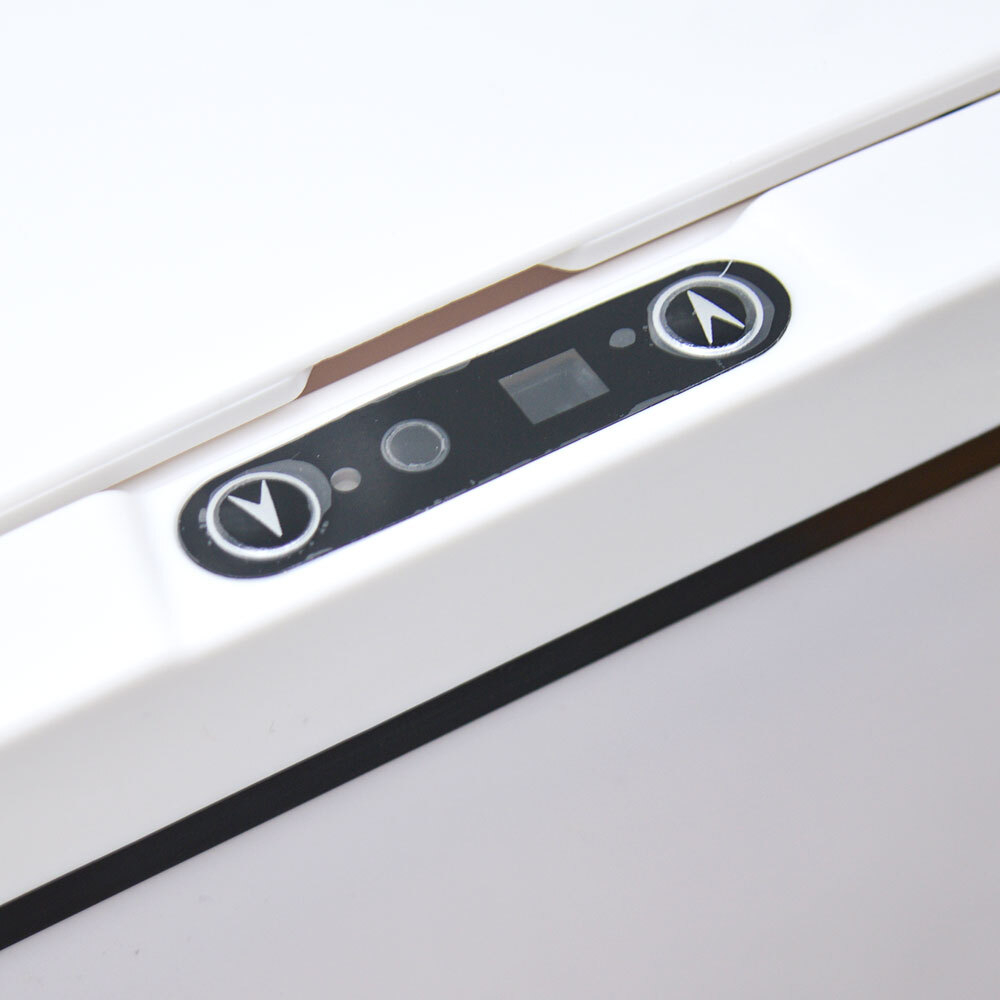 Ведро для мусора 12л сенсорное "Доляна", цвет белый