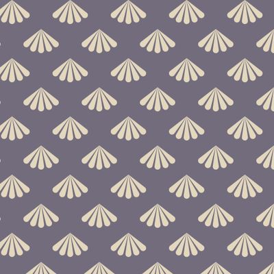 Узор из вееров, геометрических форм