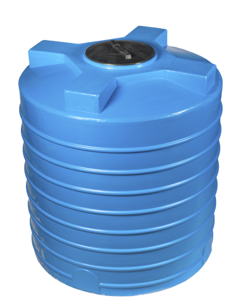 Емкость Ц3000 Хромов 3000 л. вертикальный (1620x1620x1770см;синий) - арт.560951