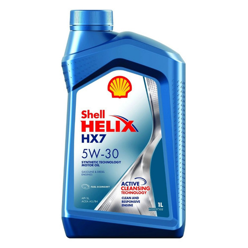 Масло моторное Shell Plus HX 7 5W30 полусинтетика 1л