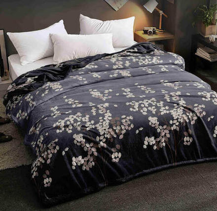 Плед велсофт 220х200 "ПВ2" (300гр/м2)