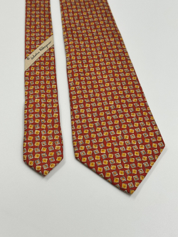 Галстук красный Salvatore Ferragamo